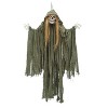 Morris Costumes 35 1/2" Light-Up Hanging Long Hair Skeleton Reaper Halloween Decoration - 2 of 2