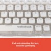 RadioShack Wired USB A Transparent Mechanical Gaming Backlit Keyboard 2607148 - 2 of 4