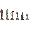 WE Games Golf Chess & Checkers Game Set - Pewter Chessmen & Black Stained Wood Board with Storage Drawers 15 in. - 2 of 4