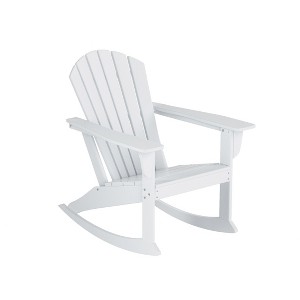 WestinTrends Outdoor Patio Poly Adirondack Rocking Chair Rocker - 1 of 4