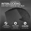 NicBex 26"L Interlocking Gym Floor Mats,Premium EVA Foam,0.5/0.75/1 Inch Thickness,6/12/18/24/36 Pieces,Home Gym and Gymnastics Floor Protection,Black - 4 of 4