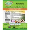 Larissa Veronica Panettone Medium Roast Decaf Coffee (Gourmet, Naturally Flavored, Whole Coffee Beans) (16 oz, ZIN: 555502) - 2 of 4