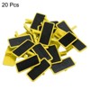 Unique Bargains Wood Smooth Wedding Party Clip Design Chalkboard Orange 20 Pcs - 3 of 4