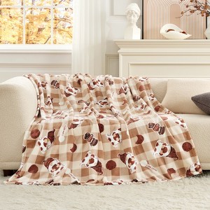 Cozy Bliss Gnome Bed Blankets Christmas Blanket 50x60" - 1 of 4