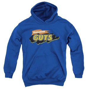 Boys’ Nickelodeon Brand Guts Logo Hooded Sweatshirt - 1 of 4