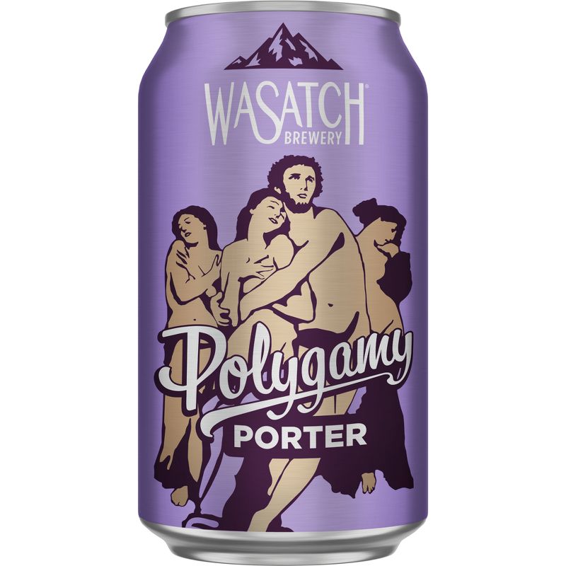 Wasatch Polygamy Porter Beer - 6pk/12 fl oz Cans, 2 of 6