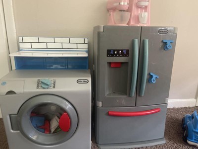 Little Tikes Primera lavadora secadora – Aparato realista de juego de  simulación para niños, lavadora interactiva de juguetes con 11 accesorios  de