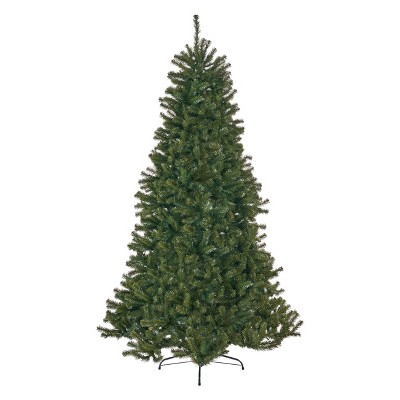 7ft Artificial Prelit Christmas Tree With Stand, 500 Bright UL-certified Lights And Realistic 1110 Branch Tips, PVC Indoor Xmas Prelighted Full Tree