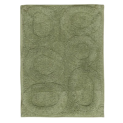 Super Soft Cotton Non-skid Back Bath Rug 20" X 30" Sage By Castle Hill ...