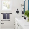 WOWOW 6-Piece Stainless Steel Bathroom Towel Rack Set in Brushed Nickel - 2 of 4