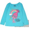 DreamWorks Trolls Little Girls' 2-Piece Long Sleeve Top and Legging Sets - image 2 of 3