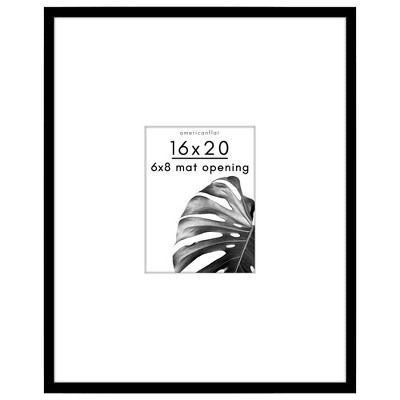 Americanflat Picture Frame with Oversized Mat