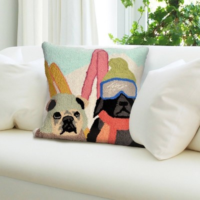 18"x18" Ski Patrol Winter Magic Indoor/Outdoor Throw Pillow