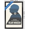 Trends International Alfred Hitchcock - Rear Window (1954) Silhouette Framed Wall Poster Prints - 3 of 4