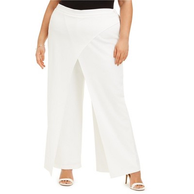 Adrianna Papell Womens Draped Dress Pants