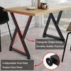 Metal Table Legs DIY Industrial Furniture Legs 880 Lbs Capacity - 4 of 4