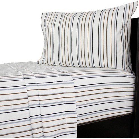 Bentley Queen Bed Sheet Set Striped, Queen Bed Accessories