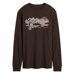 Men's - Peanuts - Take A Hike Long Sleeve Graphic T-Shirt - 1 of 3