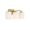Savoy House Whitney 3 - Light Vanity in  Warm Brass - 4 of 4