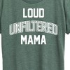 Women's - Instant Message - Loud Unfiltered Mama Short Sleeve Graphic T-Shirt - 2 of 4