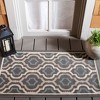 Courtyard Brookstone CY7938 UV & Stain Resistant Non-Shedding Power Loomed Indoor/Outdoor Rugs - Safavieh - 2 of 3