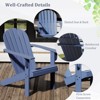 Tangkula 4PCS Patio Adirondack Chair w/ Inclined Seat High Backrest & Wide Armrests - 3 of 4