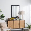 GlasFlength Decorative Wall Mirrors Classic Mirror Wall Mirror Decorative Rectangle Mirror Vanity Mirror for Living Room, Black, 24"*2"*36" - 4 of 4