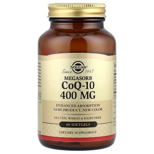 Solgar Megasorb CoQ-10, 400 mg, 60 Softgels - 1 of 4