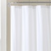 72"X72" Melanie Ruffle Shower Curtain White - VCNY: Polyester, Water-Resistant, Microfiber Texture, Machine Washable - 2 of 4