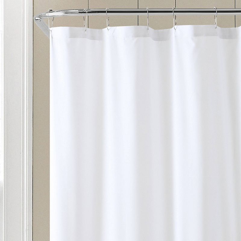 72"X72" Melanie Ruffle Shower Curtain White - VCNY, 3 of 8