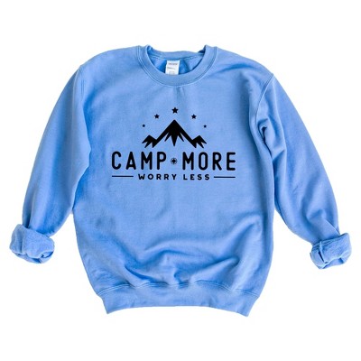 Simply Sage Market Women's Camp More Worry Less Mountains Gildan Sweatshirt
