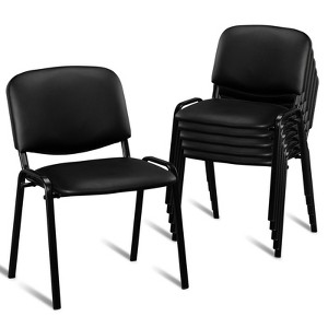 VINGLI Orange Waiting Room Chairs, Church Chairs Conference Stackable Office Guest & Reception Stacking for Office - 1 of 1