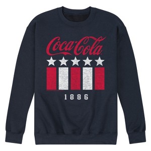 Men's - Coca-Cola - 1886 Stars Stripes Graphic Fleece Sweatshirt - 1 of 4