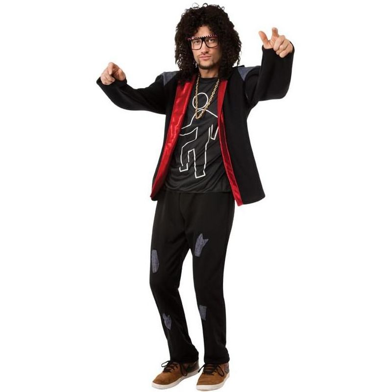 LMFAO Sky Blue Party Rock Anthem Costume Adult, 1 of 2