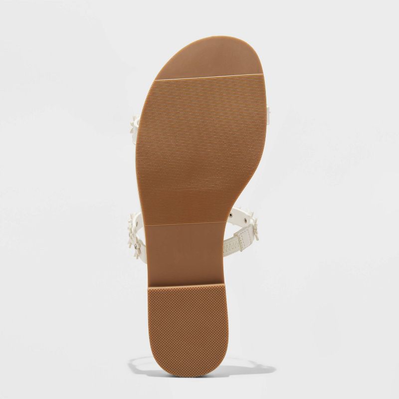 Women's Steffie Slide Sandals - A New Day™ White, 5 of 12