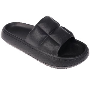 FOAMWALK Girl's Comfy EVA Slide Sandals - Slip On Slides for Big Kid and Little Kid - 1 of 4