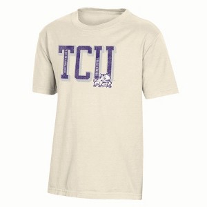 NCAA TCU Horned Frogs Boys' Sand T-Shirt - 1 of 3