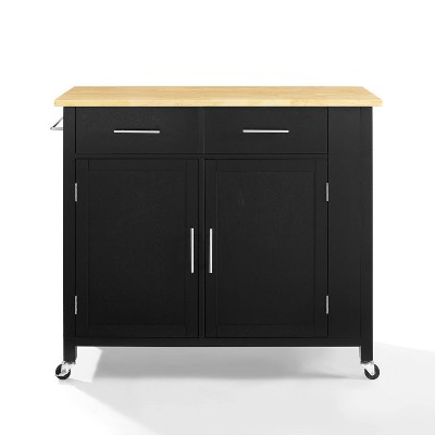 Origami Black Kitchen Cart Target, Origami Foldable Kitchen Island Cart White And Gold