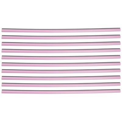 Unique Bargains Car Interior Air Vent Decorations Strip 10 Pcs - Pink