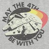 Women's Star Wars Retro Millennium Falcon May the 4th Be With You T-Shirt - 2 of 4