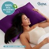 1 Pc 100% Mulberry Silk Pillowcase for Hair and Skin, 19 Momme Silk - Bare Home - 3 of 4