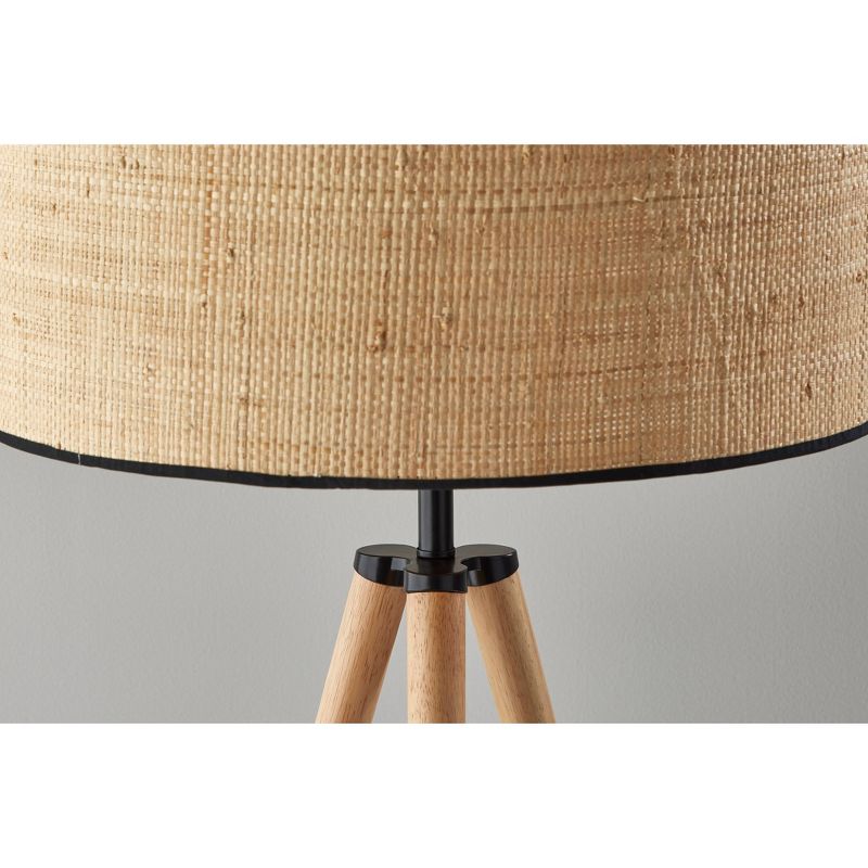 Jackson Floor Lamp Natural Wood - Adesso, 3 of 6
