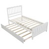 Whisen Elegant Design Twin Size Platform Bed with Trundle - 2 of 4