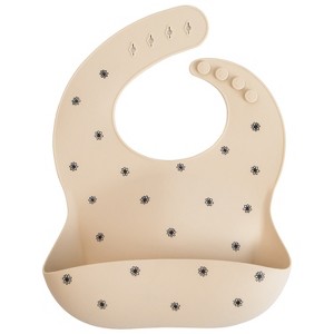 Mushie Silicone Baby Bib - 1 of 4