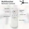 Gulches 52" Outdoor Ceiling Fan Without Light 3 ABS Blades Farmhouse Ceiling Fan - 3 of 4