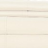 Castle Hill London 410 Thread Count Cotton Sateen Sheet Set Deep Pocket - Ivory - 3 of 3
