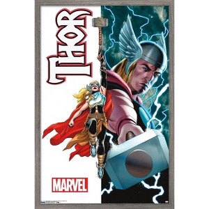 Trends International Marvel Comics Thor - Mighty Thor #1 Framed Wall Poster Prints - 1 of 4