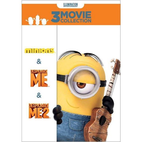 Three Movie Collection Despicable Me 1-2 Minions Blu-Ray, Box Set 