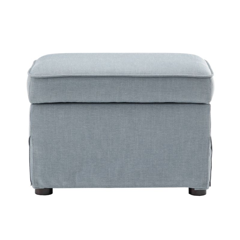 24" Wide Rectangle Storage Ottoman - WOVENBYRD, 4 of 11