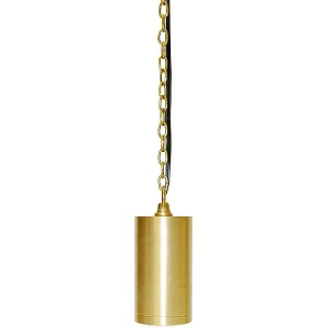Focus Industries Brass Cylinder 23 1/4" High LED Outdoor Hanging Light - 1 of 1